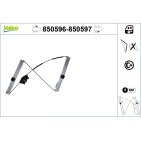 Mécanisme Lève-Vitre Avant Gauche Pour Audi A4 Seat Exeo 8E0837461B 8E0837461C