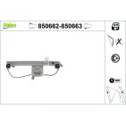 Mécanisme Lève-Vitre Arrière Gauche Pour Renault Grand Scénic II 8201010935