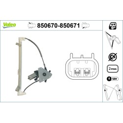 Mécanisme Lève-Vitre Arrière Gauche Pour Peugeot 406 9223-56 922356
