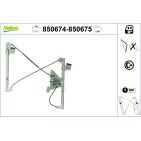 Mécanisme Lève-Vitre Avant Gauche Pour Audi A4 8D0837461