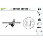 Mécanisme Lève-Vitre Avant Gauche Pour Peugeot 207 9221-FT 9221-X1 9221FT