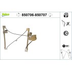 Mécanisme Lève-Vitre Avant Gauche Pour VW Lupo Seat Arosa 6X0837461A