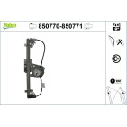 Mécanisme Lève-Vitre Arrière Gauche Pour Opel Astra H Vauxhall Astra MK V (H)