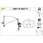Mécanisme Lève-Vitre Avant Gauche Pour Peugeot 206 9221-Y3 9221Y3