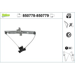 Mécanisme Lève-Vitre Avant Gauche Pour Peugeot 407 9221-Q6 9221Q6