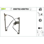 Mécanisme Lève-Vitre Avant Gauche Pour Renault Clio III 8200291148 8200843592