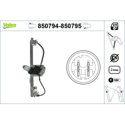 Mécanisme Lève-Vitre Arrière Gauche Pour Renault Clio III 8200291151