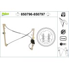 Mécanisme Lève-Vitre Avant Gauche Pour Renault Megane II 8200085841 8200325138