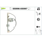 Mécanisme Lève-Vitre Arrière Gauche Pour Ford Mondeo III IV 7S71A27001BJ