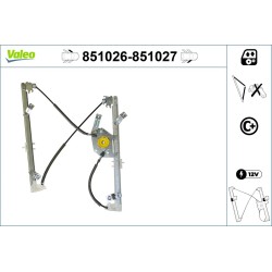 Mécanisme Lève-Vitre Avant Gauche Pour Opel Astra J - Vauxhall Astra MK VI (J)