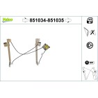 Mécanisme Lève-Vitre Avant Gauche Pour Seat Ibiza IV 6J3837461