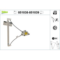Mécanisme Lève-Vitre Arrière Gauche Pour Seat Ibiza IV 6J4839461B 6J4839461C