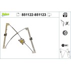 Mécanisme Lève-Vitre Avant Gauche Pour VW Tiguan 5N0837461
