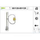 Mécanisme Lève-Vitre Arrière Gauche Pour VW Touran 1T0839461L 1T0839461N