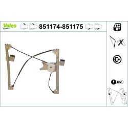 Mécanisme Lève-Vitre Avant Gauche Pour VW Golf III Vento 1H0837461 1H0837461A