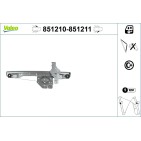 Mécanisme Lève-Vitre Avant Gauche Pour Peugeot 208 II 2008 I 9673153280