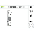 Mécanisme Lève-Vitre Arrière Gauche Pour BMW X1 2990387 51352990387