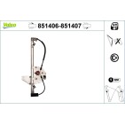 Mécanisme Lève-Vitre Avant Gauche Pour Peugeot 208 2008 I 1619991180