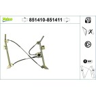 Mécanisme Lève-Vitre Avant Gauche Pour Renault Megane II 8201010930
