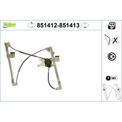Mécanisme Lève-Vitre Avant Gauche Pour VW Golf III IV 1E0837401 1E0837461
