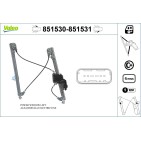 Mécanisme Lève-Vitre Avant Gauche Pour Renault Megane II 7701378240 8200325136