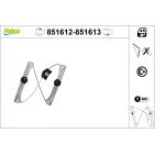Mécanisme Lève-Vitre Avant Gauche Pour MERCEDES Classe S Mini Mini 51337162163