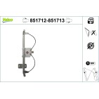 Mécanisme Lève-Vitre Avant Gauche Pour Renault Captur I 807019225R