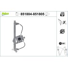Mécanisme Lève-Vitre Arrière Gauche Pour Renault Clio III 8200291151
