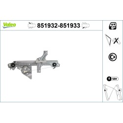 Mécanisme Lève-Vitre Arrière Gauche Pour Peugeot 508 I 9223-H5 9223-H6 9223H5