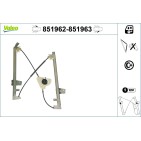 Mécanisme Lève-Vitre Avant Gauche Pour Nissan Qashqai +2 I 80771-JD000