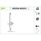 Mécanisme Lève-Vitre Avant Gauche Pour Renault Opel Fiat Nissan 80721-0974R