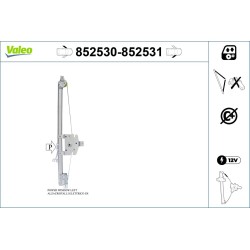 Mécanisme Lève-Vitre Avant Gauche Pour Renault Opel Fiat Nissan 80721-0974R