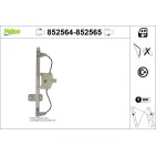 Mécanisme Lève-Vitre Avant Gauche Pour Renault Clio IV 807018534R 807213867R