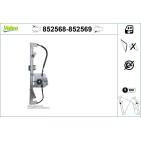 Mécanisme Lève-Vitre Arrière Gauche Pour Fiat Tipo 51983940 52050179 52069163