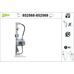 Mécanisme Lève-Vitre Arrière Gauche Pour Fiat Tipo 51983940 52050179 52069163