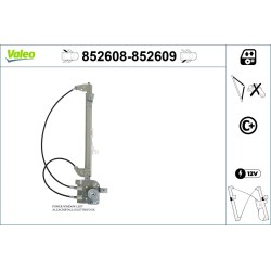 Mécanisme Lève-Vitre Arrière Gauche Pour Renault Laguna II 8200008329