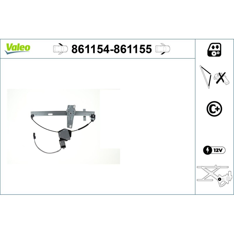 Mécanisme Lève-Vitre Avant Gauche Pour Toyota Hilux VII 69802-0K010 698020K010
