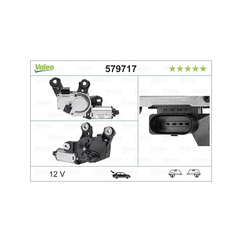 Moteur D'Essuie Glace Arrière Pour Audi A1 A6 Q3 4G9955711A 4G9955711C