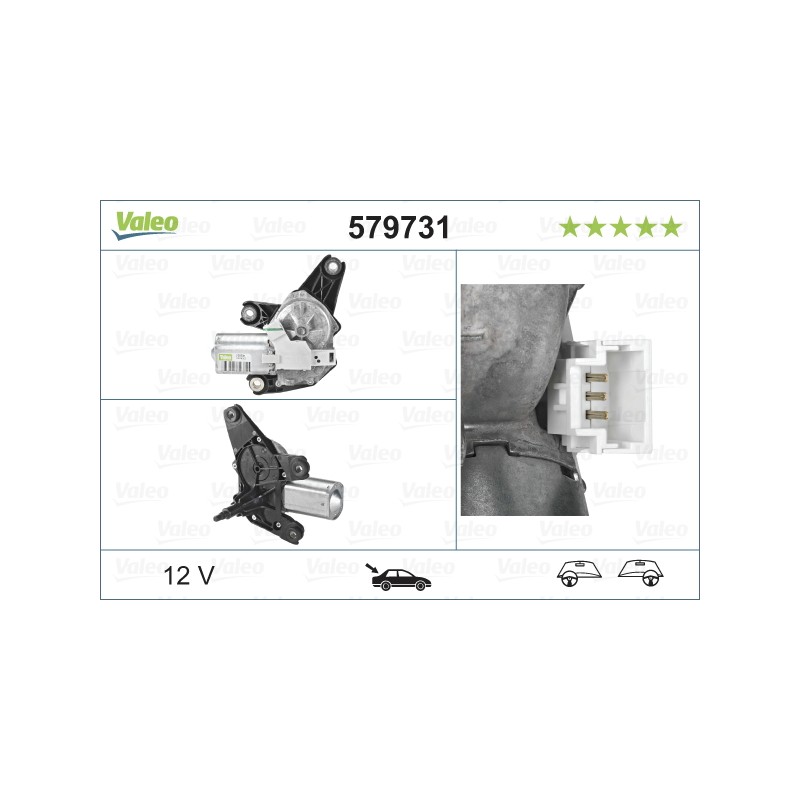 Moteur D'Essuie Glace Arrière Pour Renault Opel Nissan Vauxhall 77003-11590
