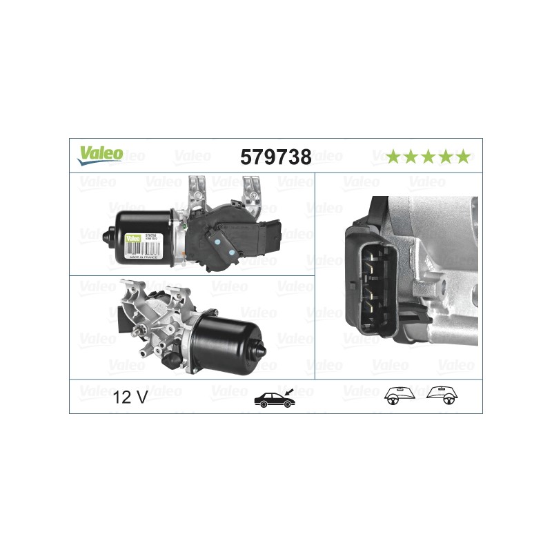 Moteur D'Essuie Glace Avant Pour Renault Clio II III 7701061590