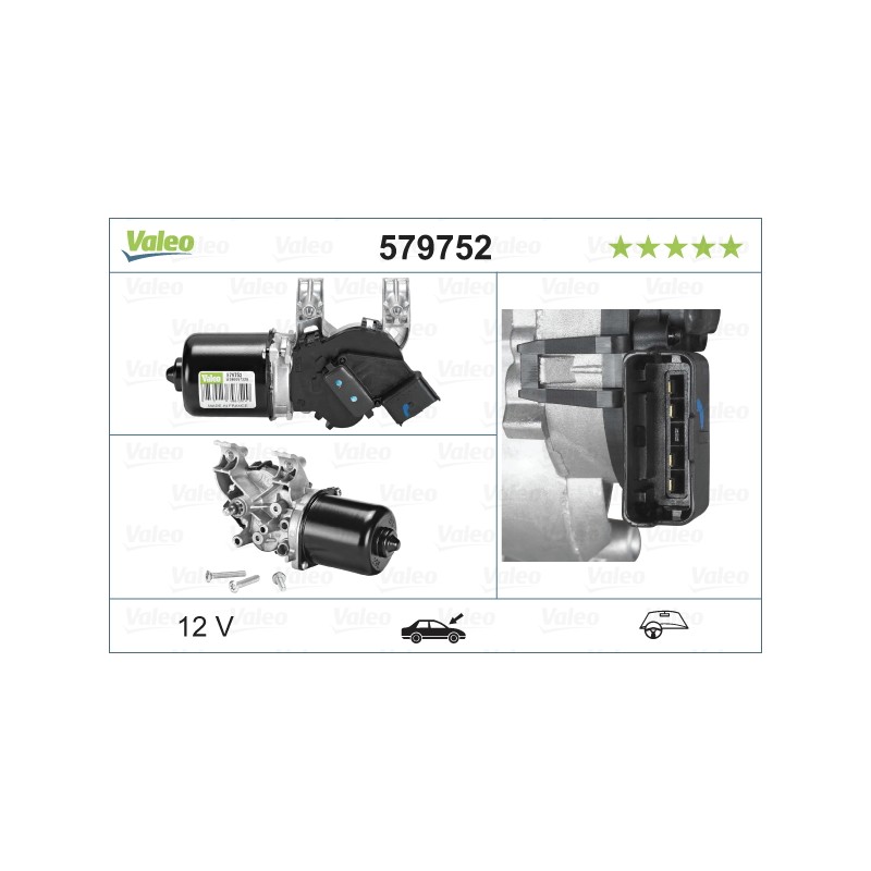 Moteur D'Essuie Glace Avant Pour Citroën C2 C3 I 6401-F4 6401F4