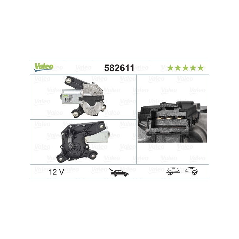 Moteur D'Essuie Glace Arrière Pour Opel Zafira Vauxhall Combo (C)/Monospace