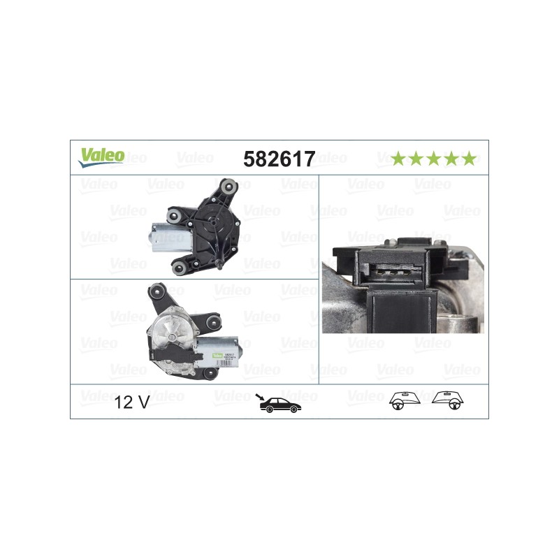 Moteur D'Essuie Glace Arrière Pour Fiat Grande Punto 51757867