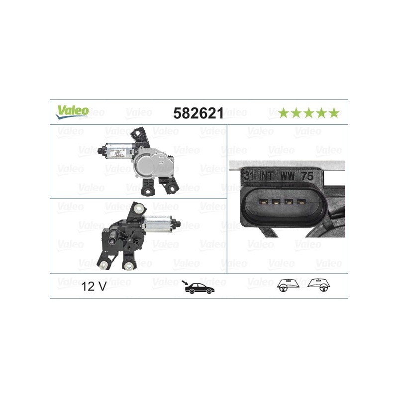 Moteur D'Essuie Glace Arrière Pour VW Golf Plus V VI VII Polo Sharan Touran