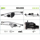 Moteur D'Essuie Glace Avant Pour Peugeot Bipper Fiat Fiorino Qubo