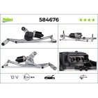 Moteur D'Essuie Glace Avant Pour Renault Megane II 288001683R