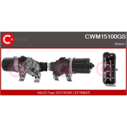 Moteur D'Essuie Glace Avant Pour Renault Clio III 53567502 54523631 54523631CWM