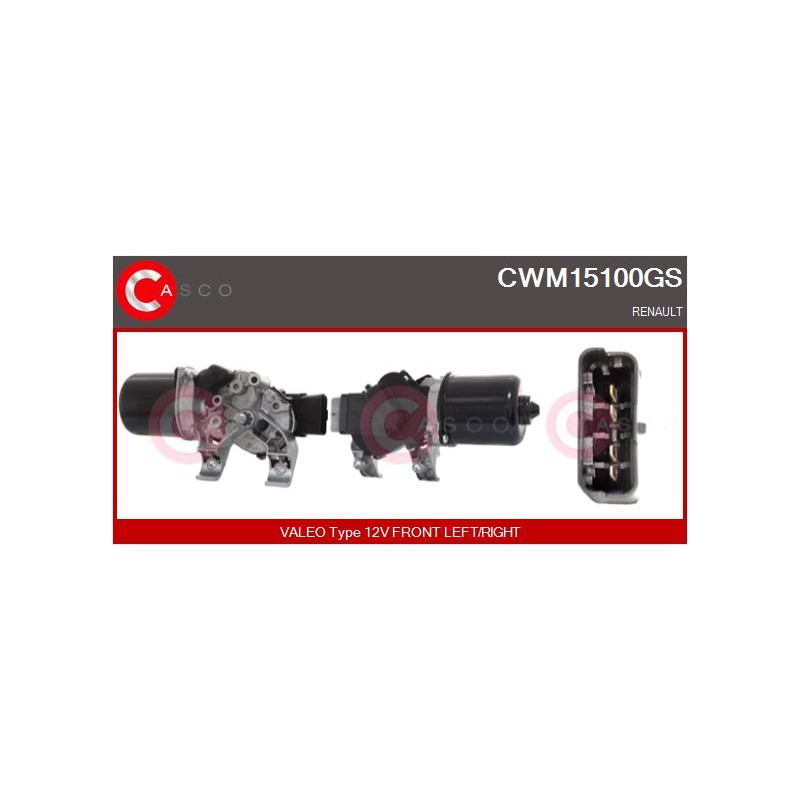 Moteur D'Essuie Glace Avant Pour Renault Clio III 53567502 54523631 54523631CWM