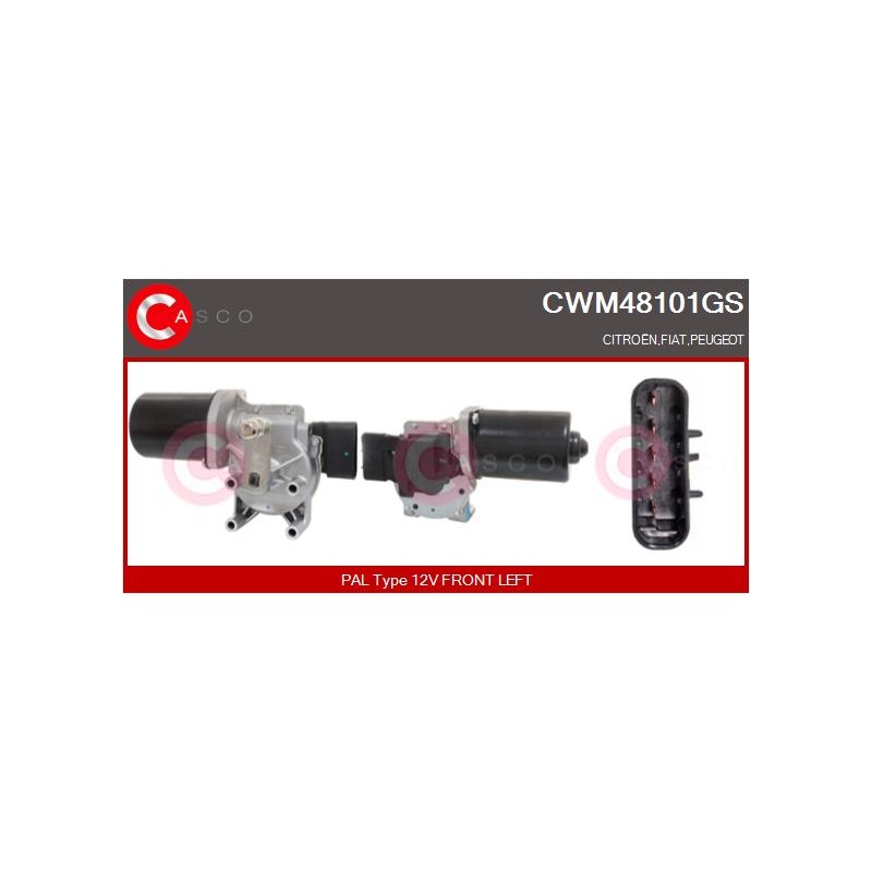 Moteur D'Essuie Glace Avant Pour Peugeot Fiat Ducato Citroën Jumper 77364080