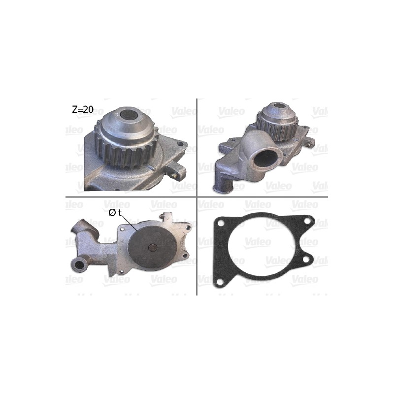 Pompe À Eau Moteur Pour Ford Escort III IV V Fiesta I II Orion 870X-8591-AA